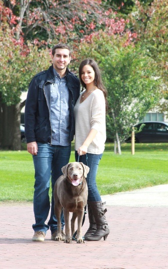 Doctor Kryszan her husband and their dog